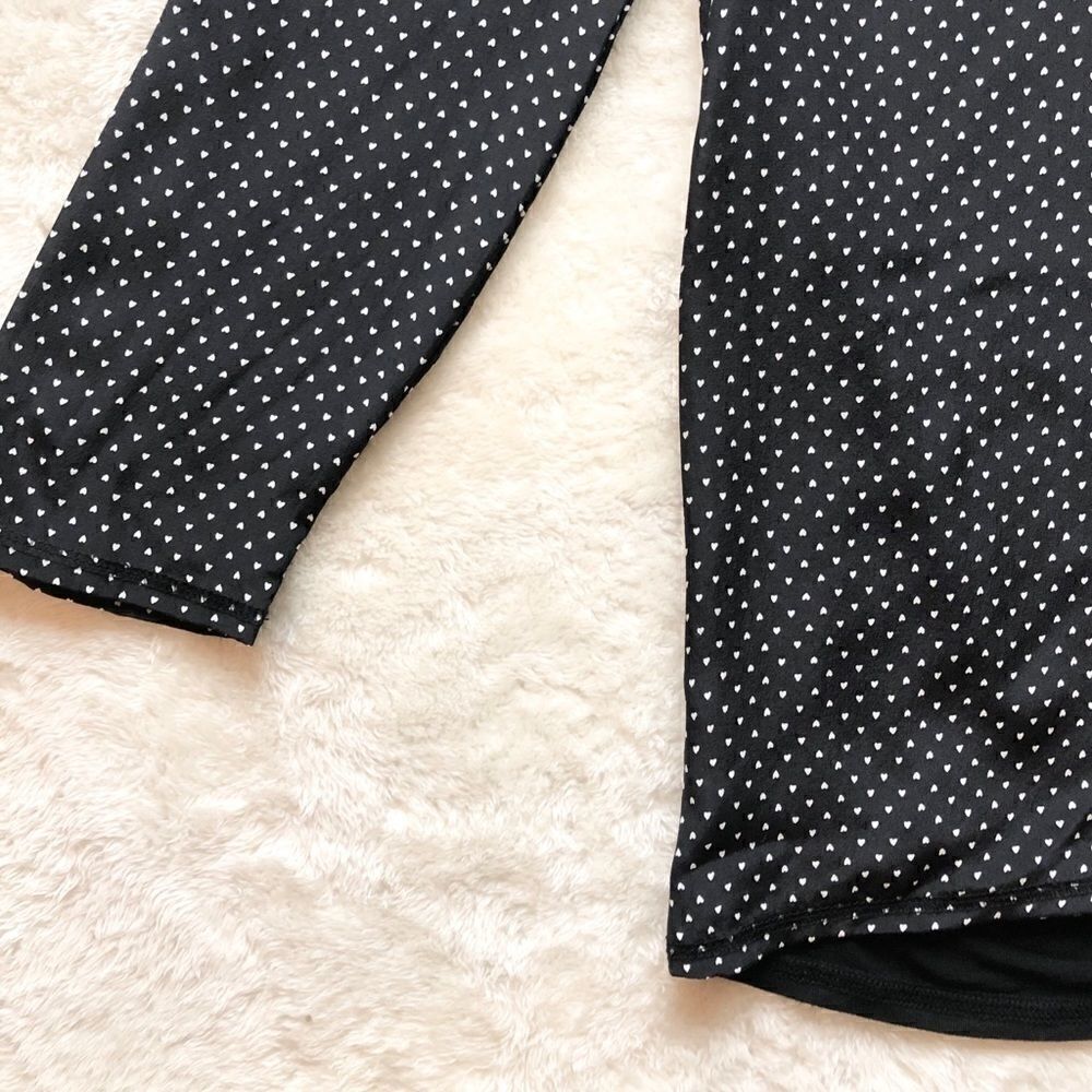 Madewell Polka-Dot Hearts Long Sleeve - Picture 3 of 5